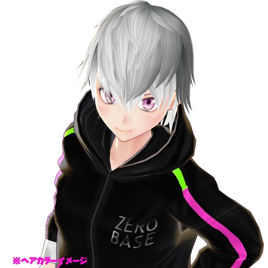 【VRoid 旧Ver】男女兼用ショートレイヤー【ヘアプリセット】