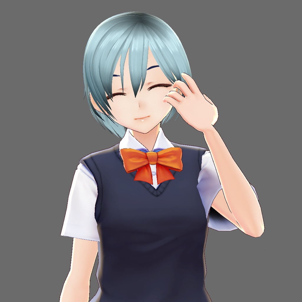 【VRoid 旧Ver】2way前髪ショートヘア【ヘアプリセット】