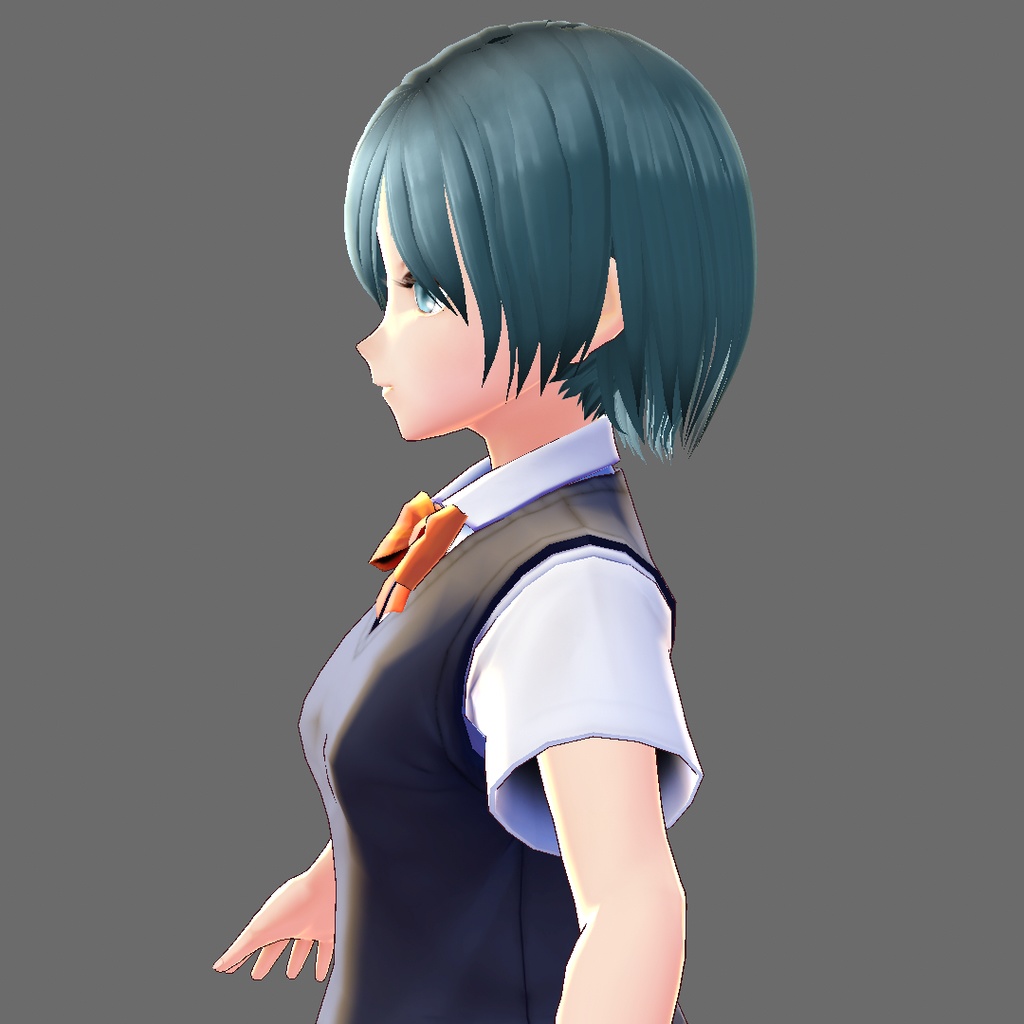 【VRoid 旧Ver】2way前髪ショートヘア【ヘアプリセット】