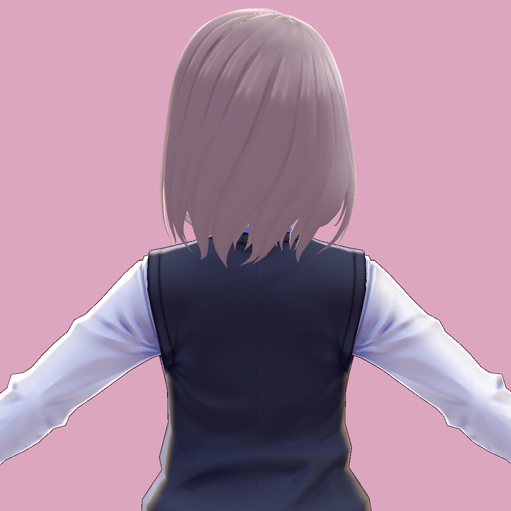 【VRoid 旧Ver】ウィンドウェーブヘア【hair preset】