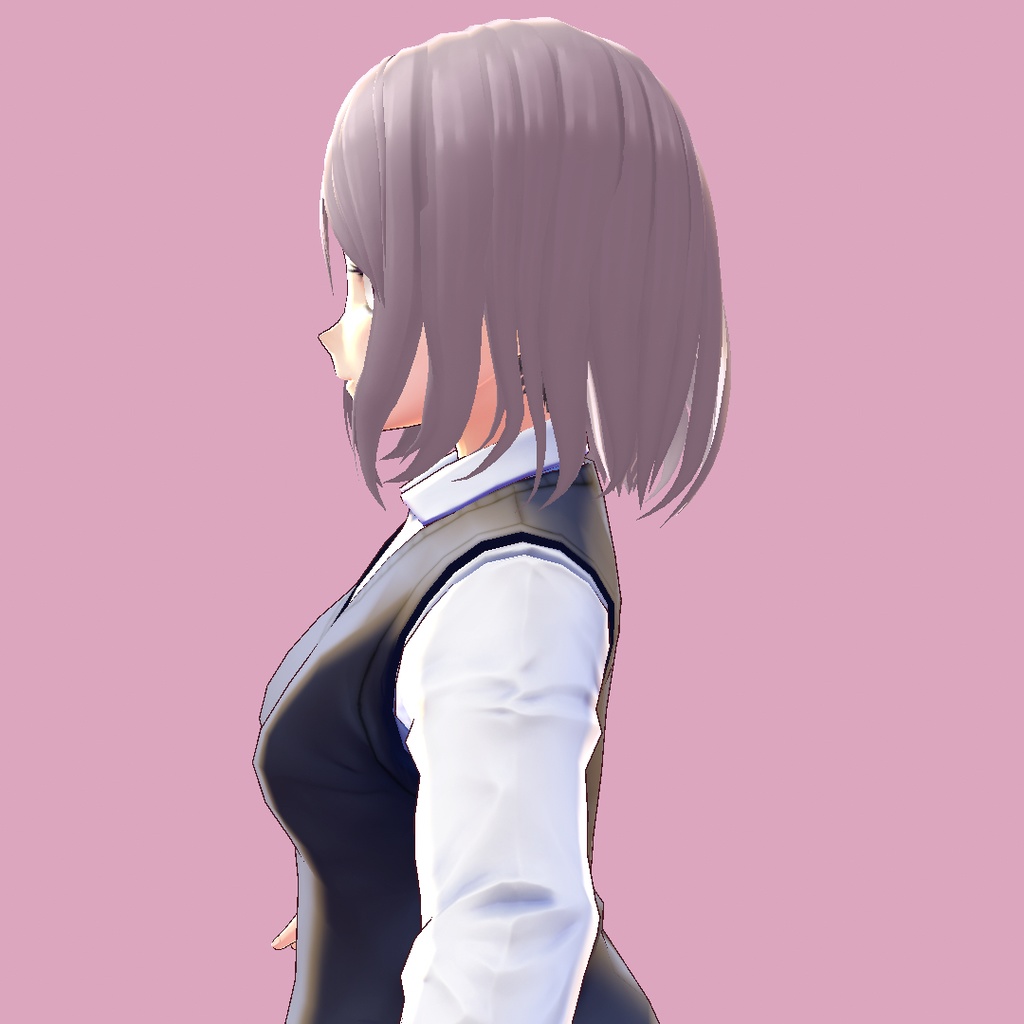 【VRoid 旧Ver】ウィンドウェーブヘア【hair preset】