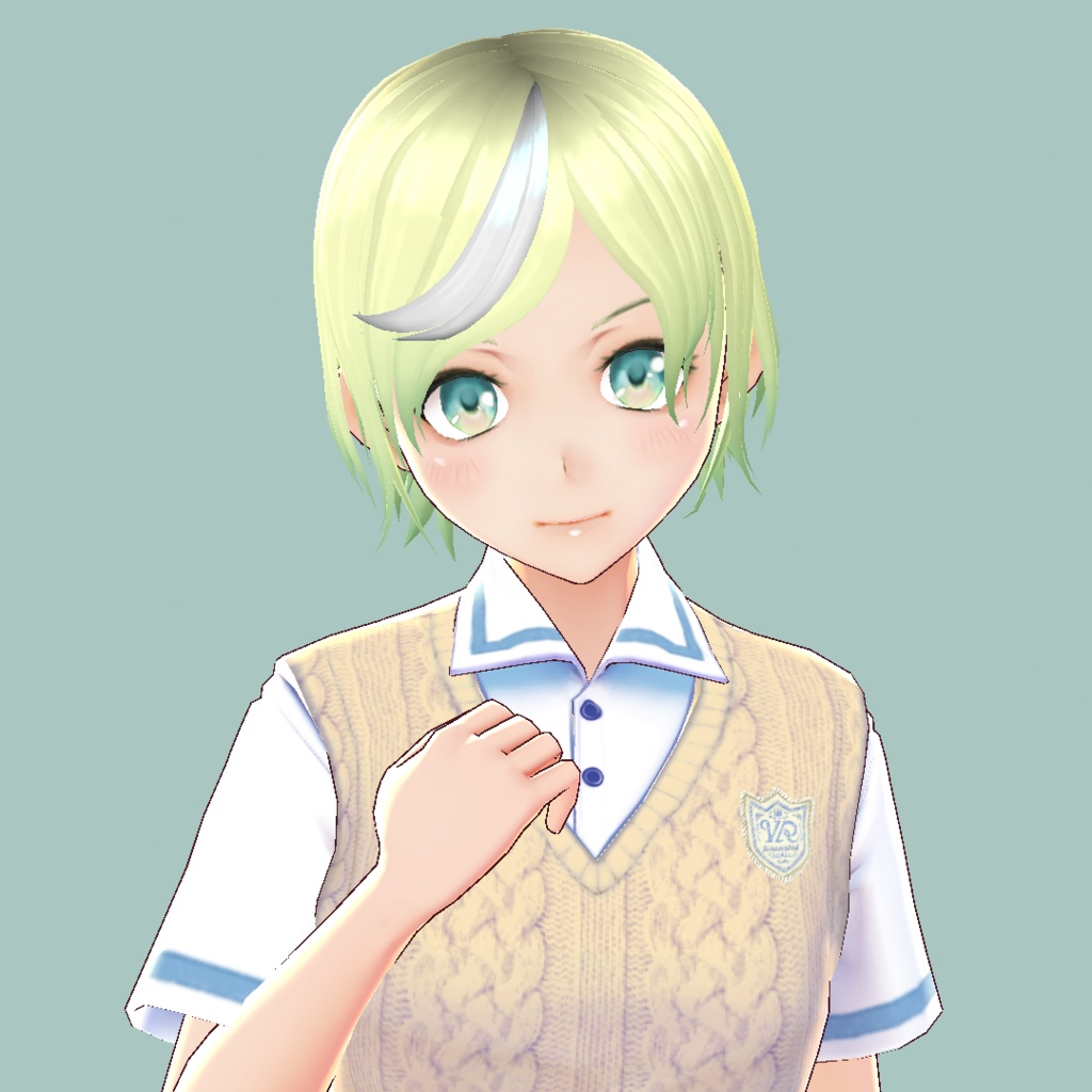 【VRoid 旧Ver】ショートウェーブ【Hair preset】
