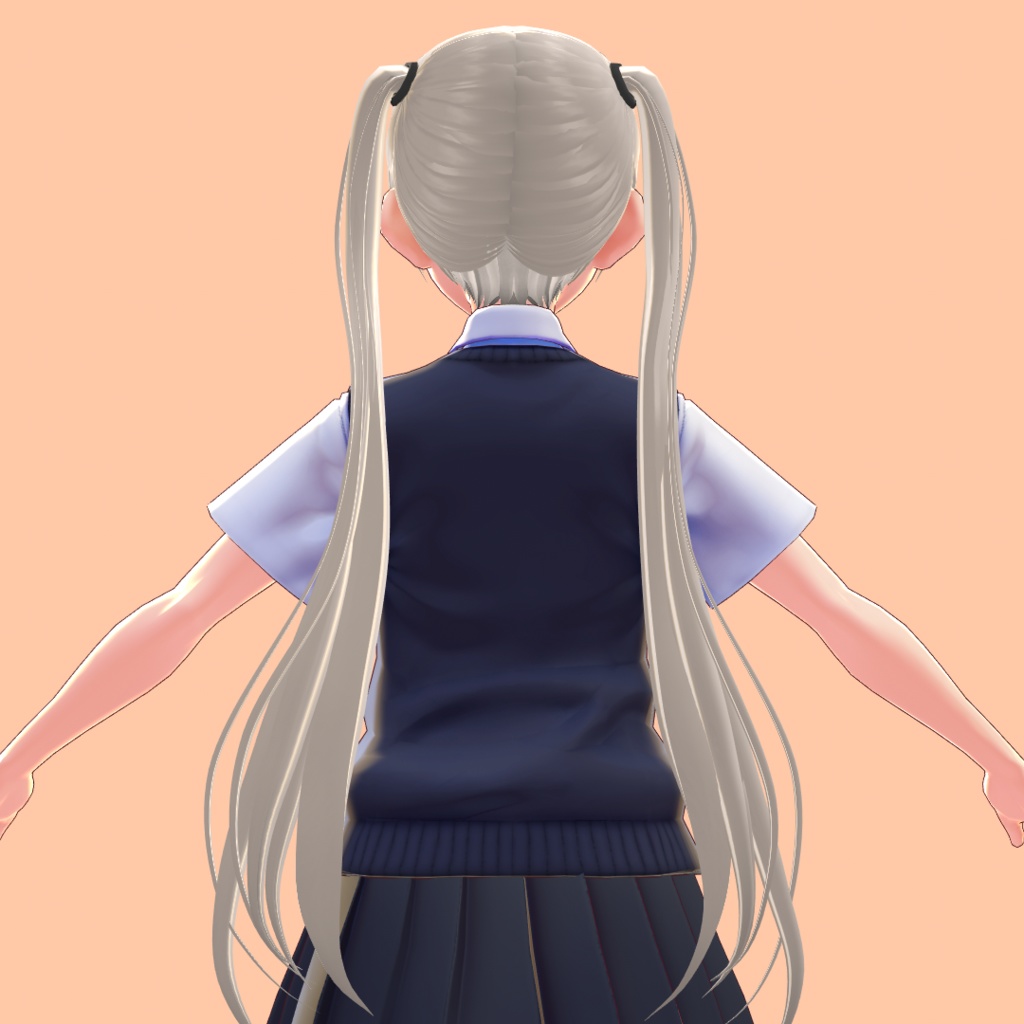 【VRoid 旧Ver】ツインテール【ヘアプリセット】