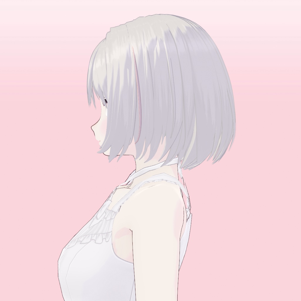 【VRoid用】ショートボブ【髪型プリセット】