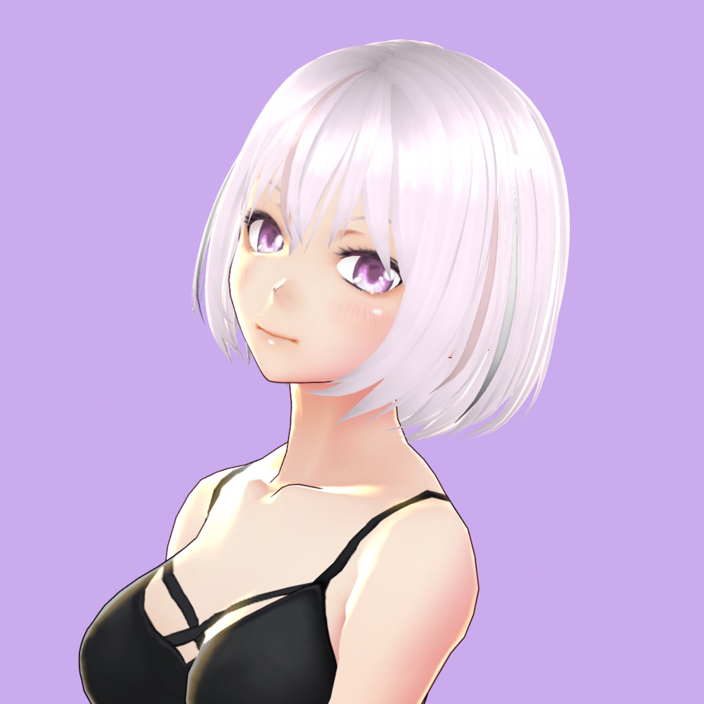 【VRoid用】ショートボブ【髪型プリセット】