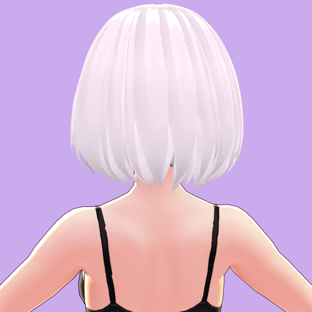 【VRoid用】ショートボブ【髪型プリセット】