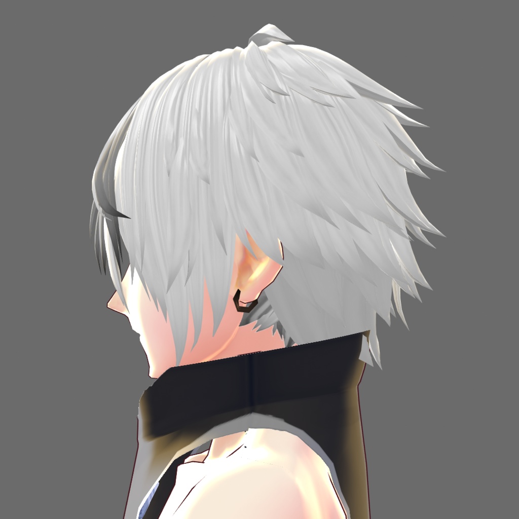 【VRoid 旧Ver】外ハネショート(男性用)【ヘアプリセット】