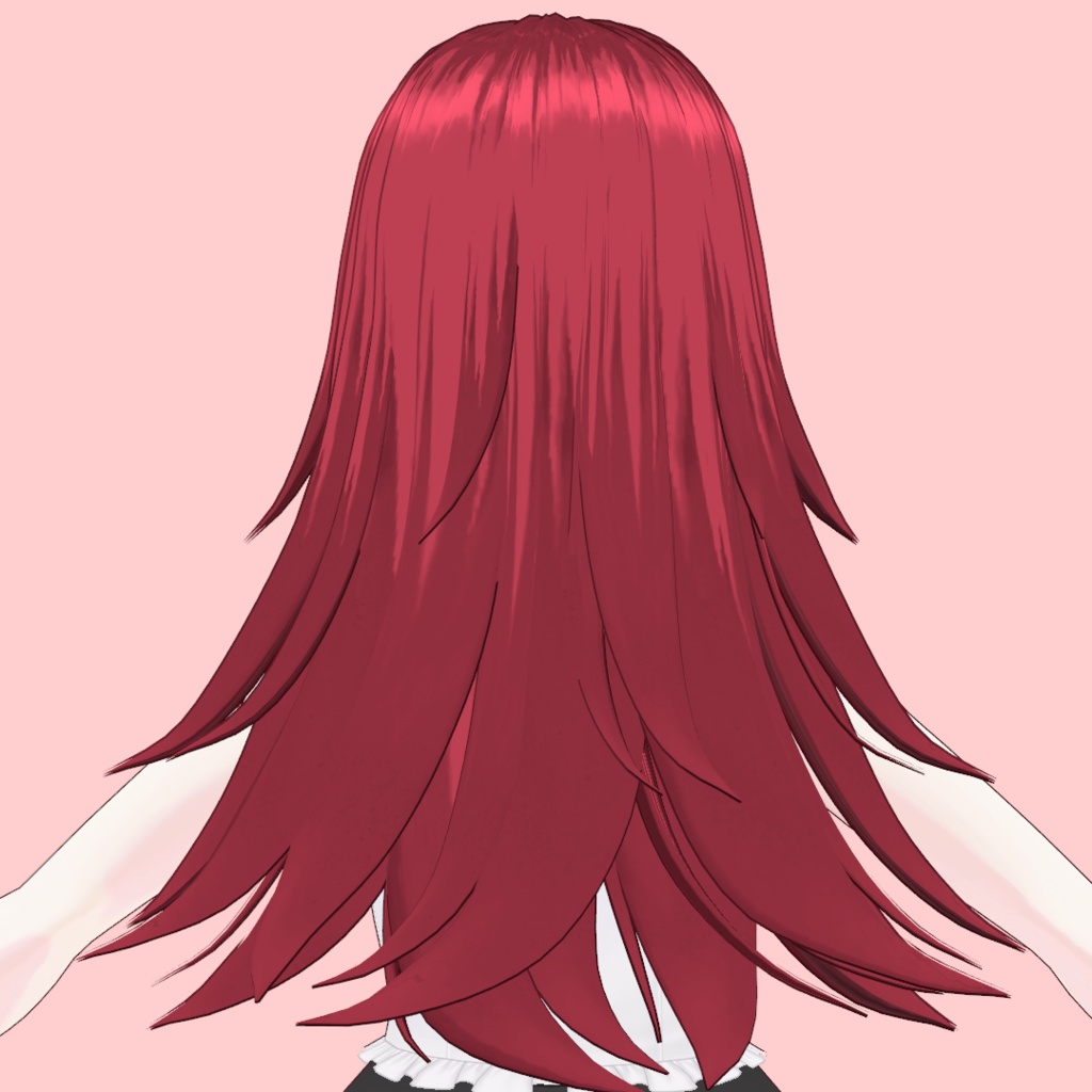 【VRoid 旧Ver】外ハネロング【Hair Preset】