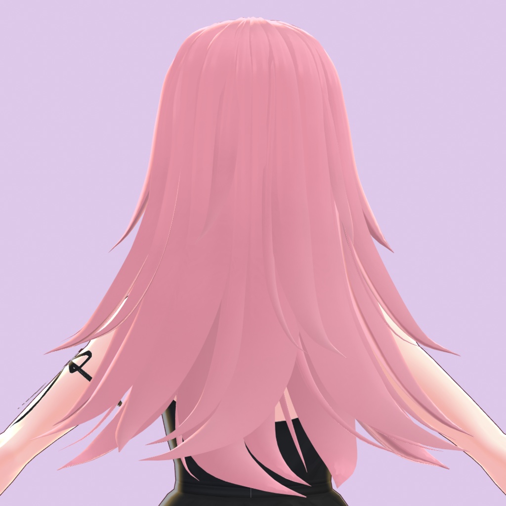 【VRoid 旧Ver】外ハネロング【Hair Preset】