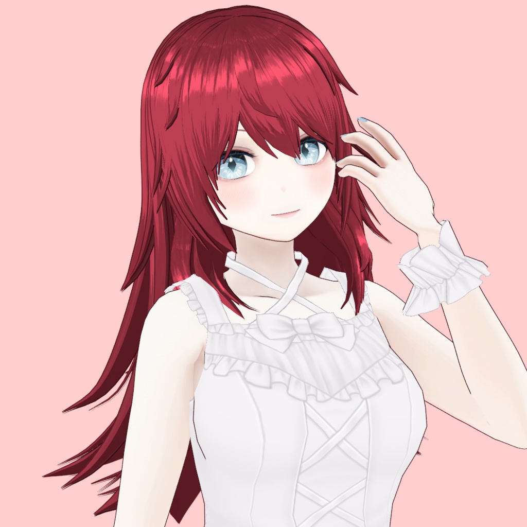 【VRoid 旧Ver】外ハネロング【Hair Preset】