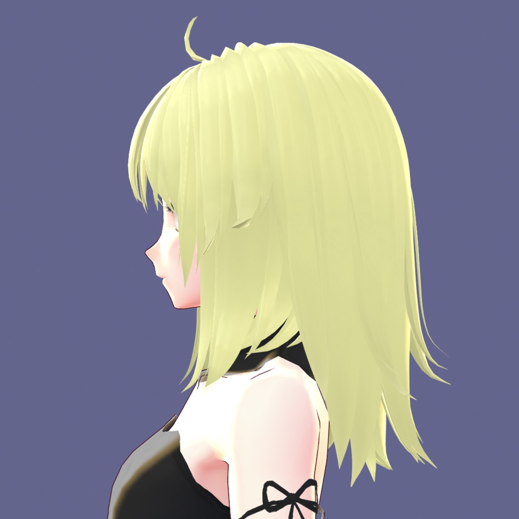 【VRoid 旧Ver】外ハネロング2【ヘアプリセット】