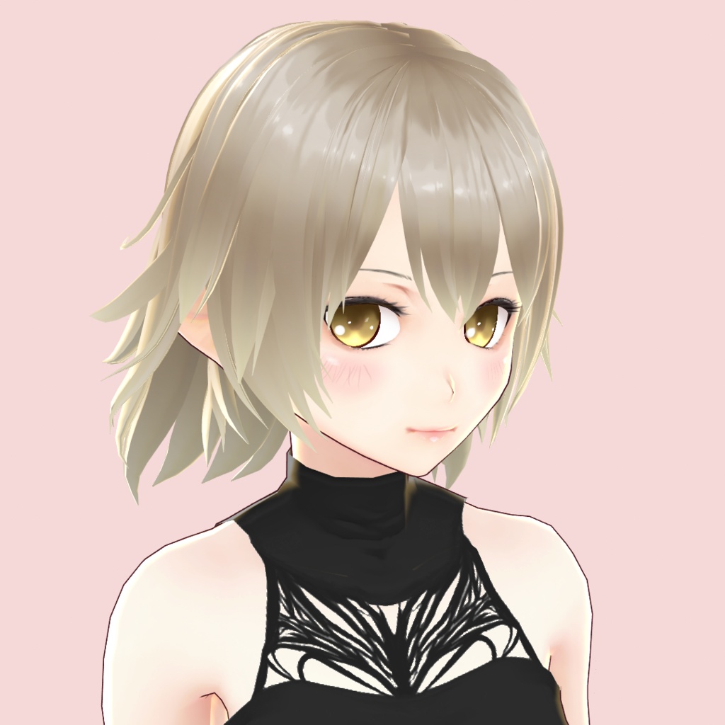 【VRoid 旧Ver】セミロング2【Hair Preset】