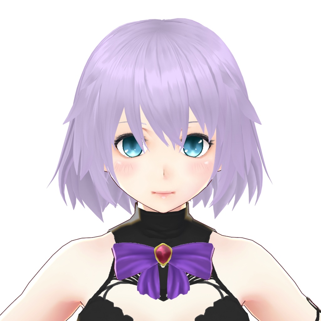 【VRoid 旧Ver】猫耳ヘアバンド付きショート【ヘアプリセット】