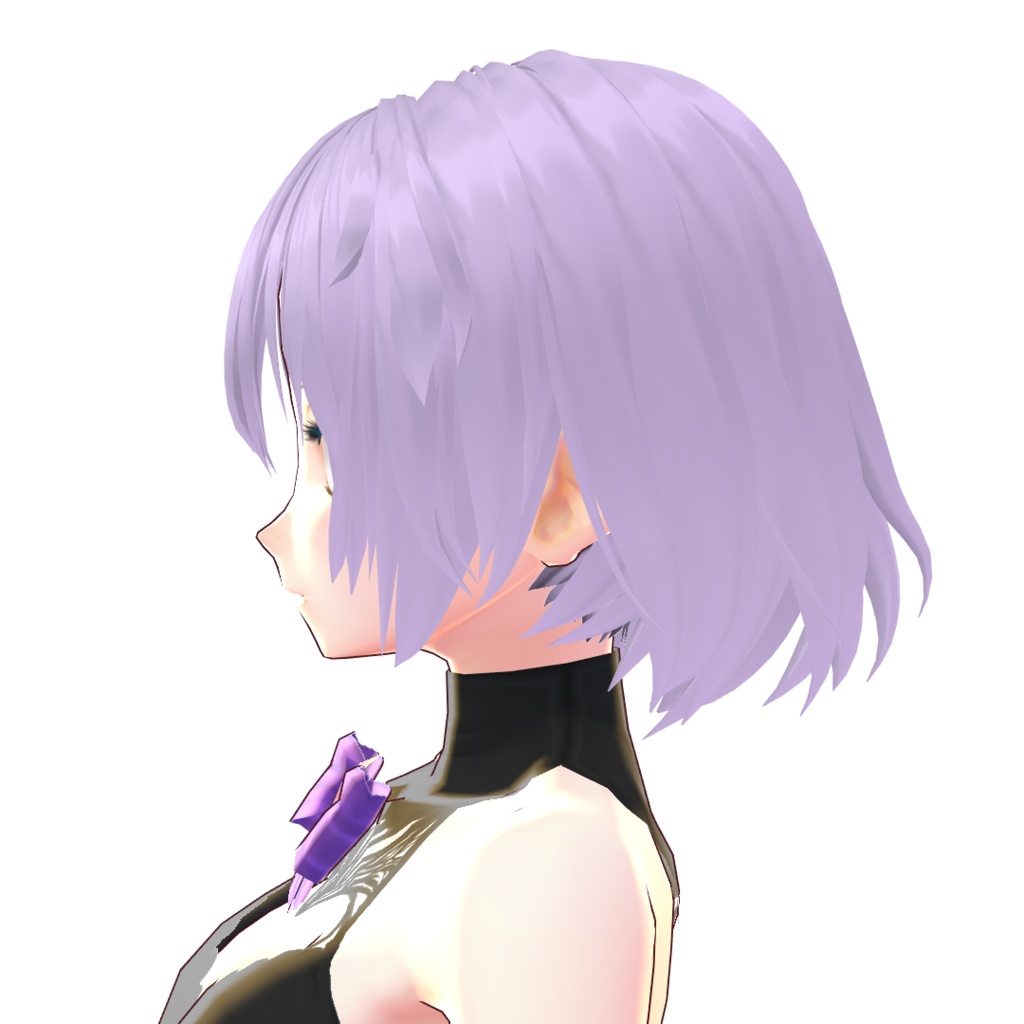 【VRoid 旧Ver】猫耳ヘアバンド付きショート【ヘアプリセット】