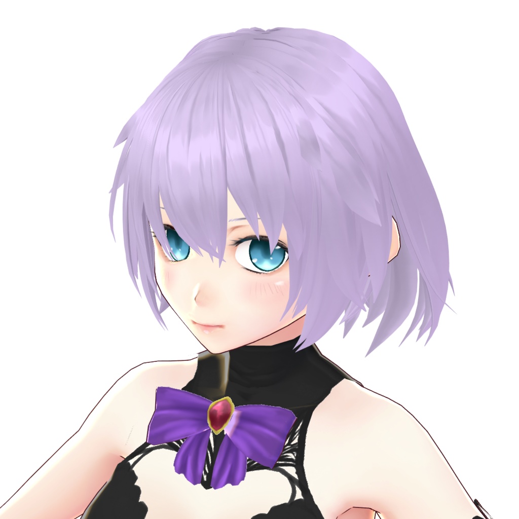 【VRoid 旧Ver】猫耳ヘアバンド付きショート【ヘアプリセット】