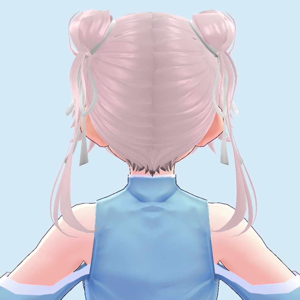 【VRoid 旧Ver】お団子ヘア【ヘアプリセット】