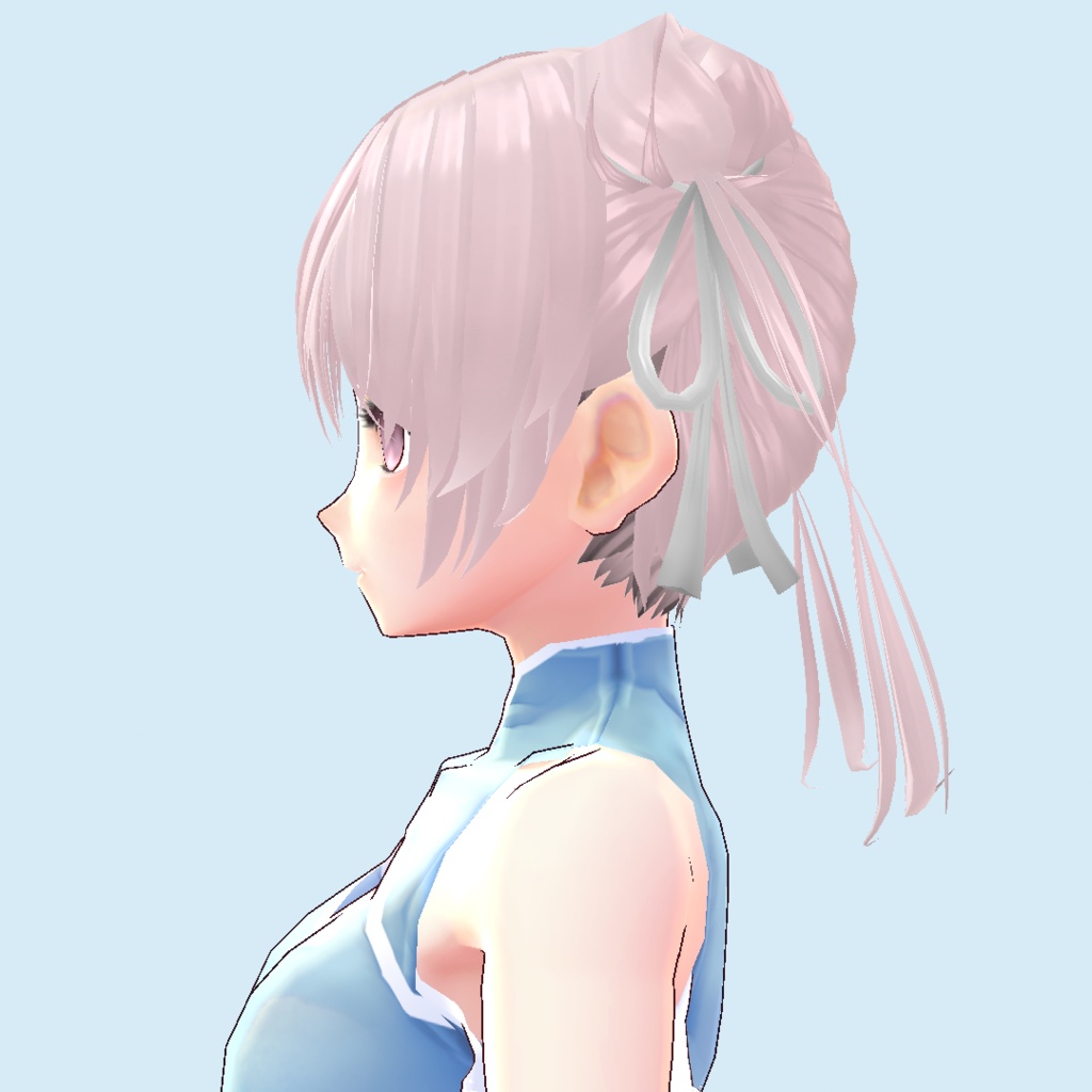 【VRoid 旧Ver】お団子ヘア【ヘアプリセット】