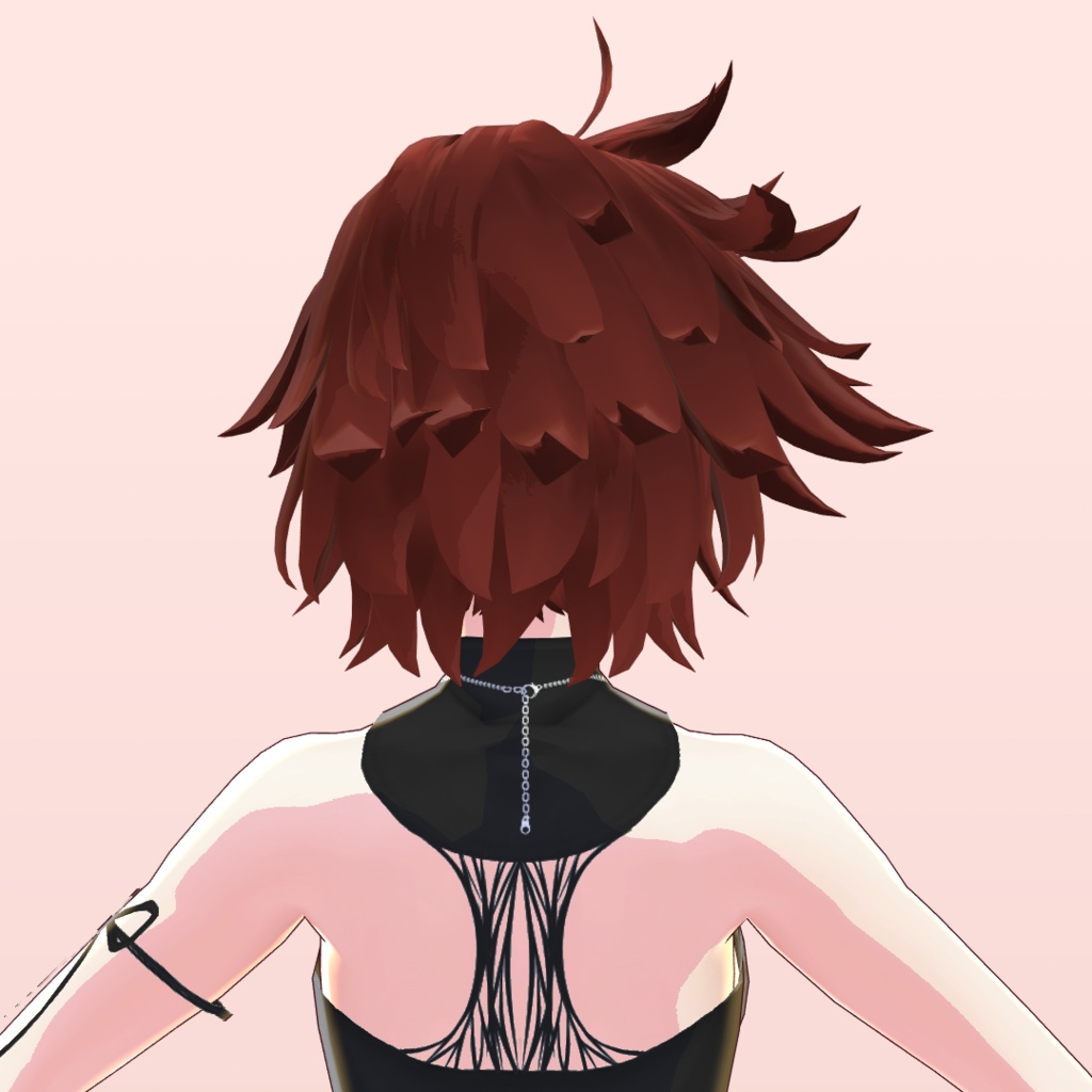 【VRoid 旧Ver】アグレッシブショートヘア【ヘアプリセット】