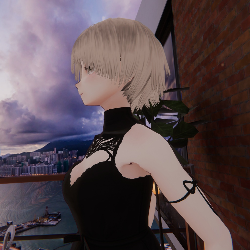 【VRoid 旧Ver】DL無料シャギーショートRealistic【ヘアプリセット】