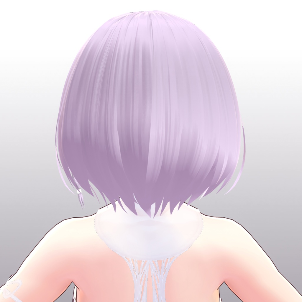 【VRoid】編み込み付きショートボブ【β版】