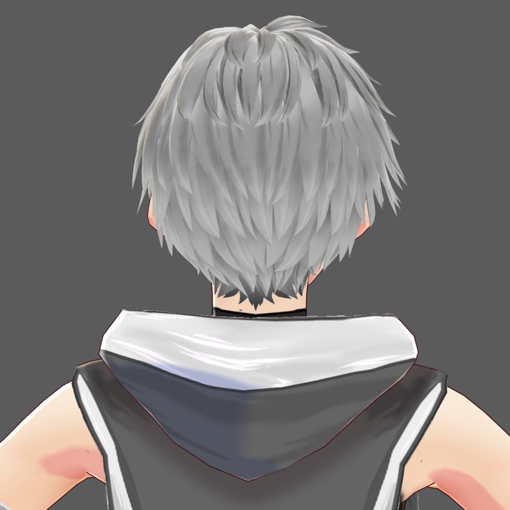 【VRoid 旧Ver】外ハネショート2(男性用)【ヘアプリセット】