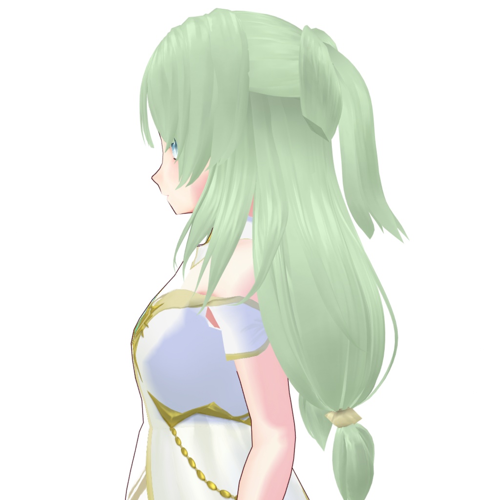 【VRoidファイル】ボリュームおさげヘア【ヘアプリセット】