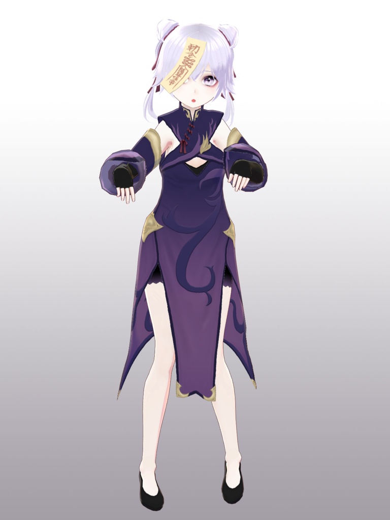 【VRoid 旧Ver】チャイナ風道着セット【テクスチャ】