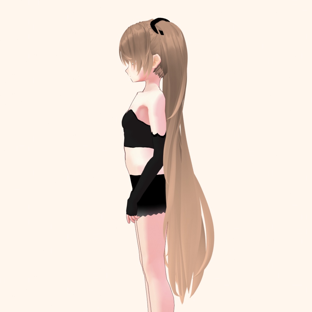 【VRoid】ロングツインテール【ヘアプリセット】