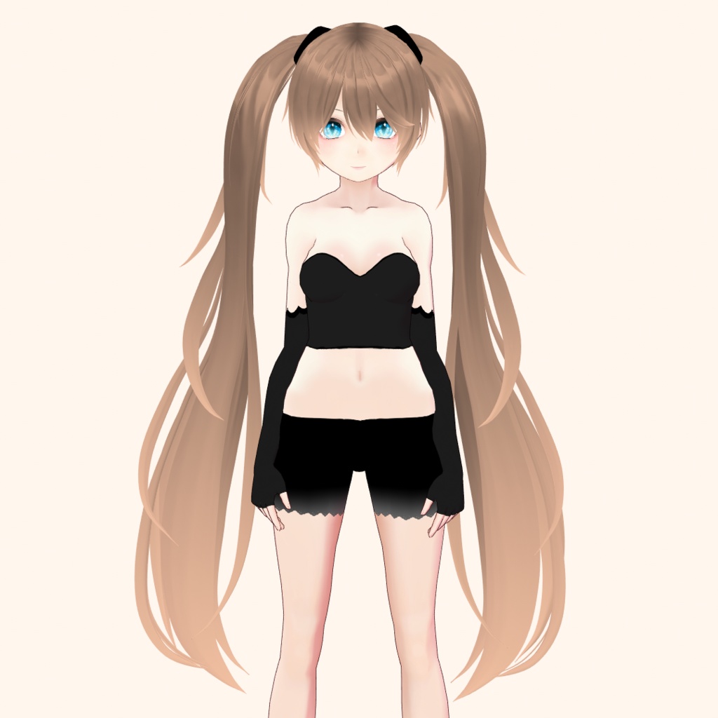 【VRoid】ロングツインテール【ヘアプリセット】