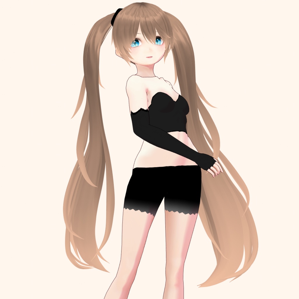 【VRoid】ロングツインテール【ヘアプリセット】