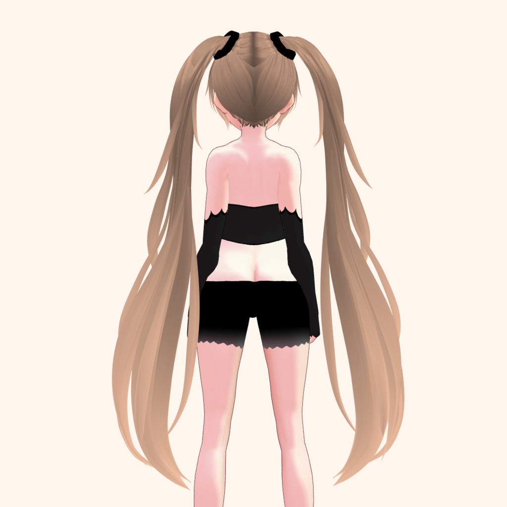 【VRoid】ロングツインテール【ヘアプリセット】