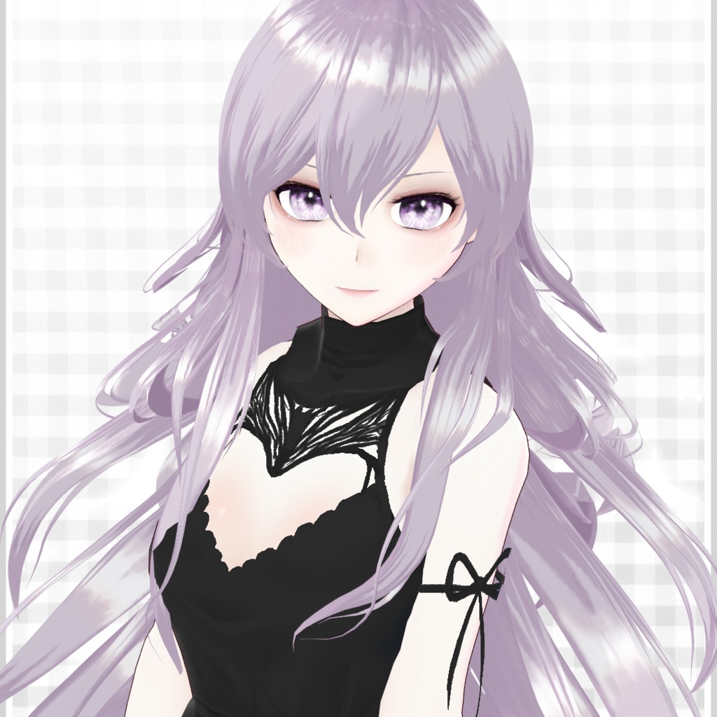 【VRoid正式版】ふんわりロングヘア【ヘアプリセット】