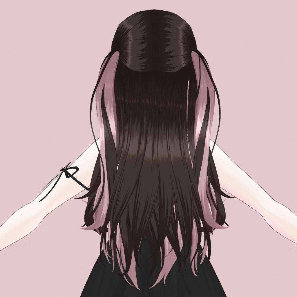 【VRoid正式版】ツーサイドアップ【ヘアプリセット】