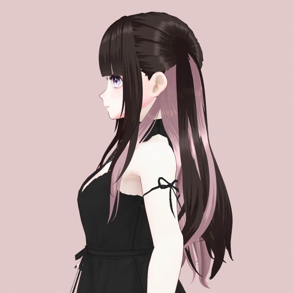 【VRoid正式版】ツーサイドアップ【ヘアプリセット】