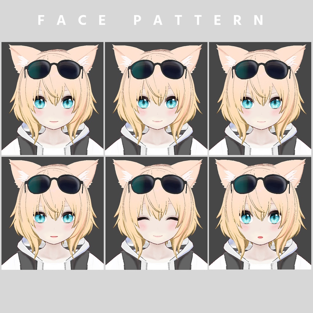 【3Dモデル】アバター2体セット【VRM】