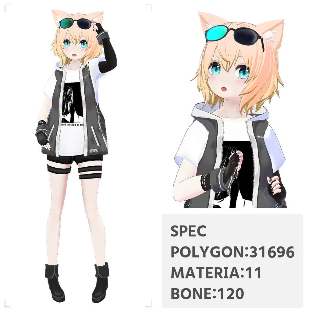 【3Dモデル】アバター2体セット【VRM】