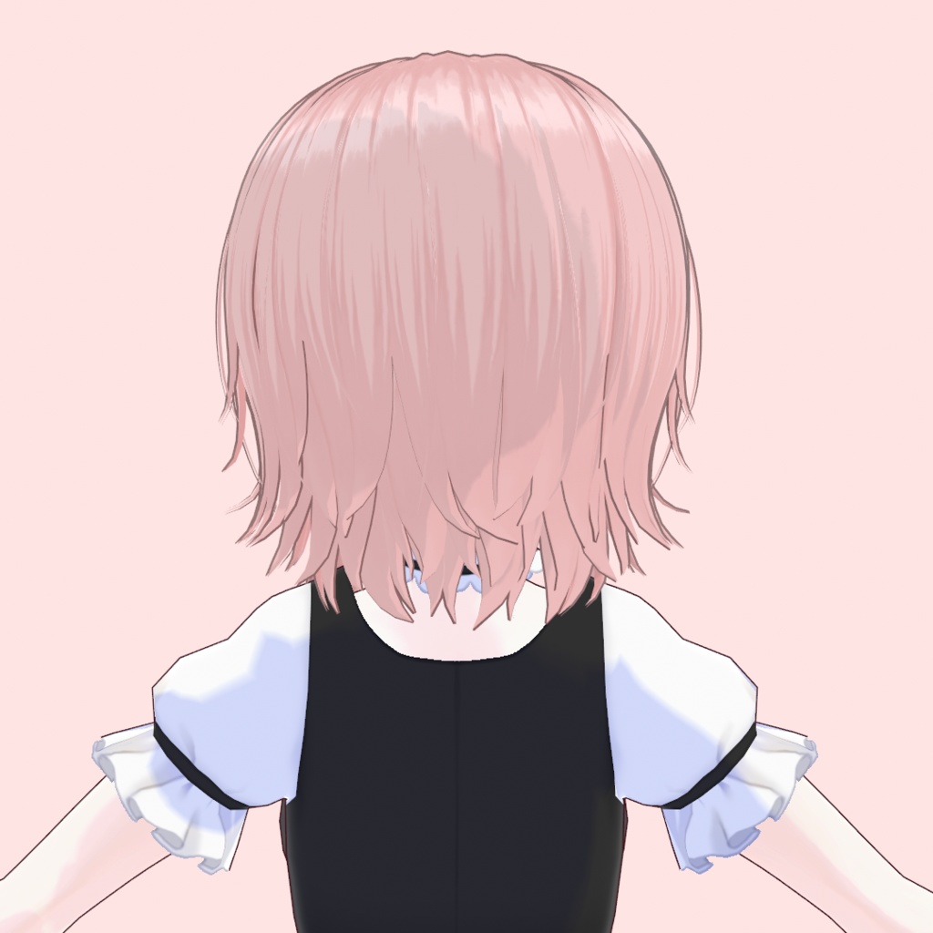 【VRoid正式版】ミディアムショートレイヤー【ヘアプリセット】