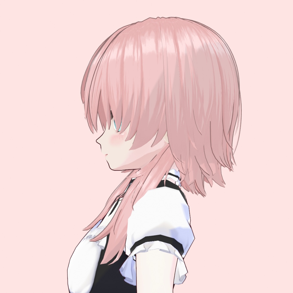 【VRoid正式版】ミディアムショートレイヤー【ヘアプリセット】