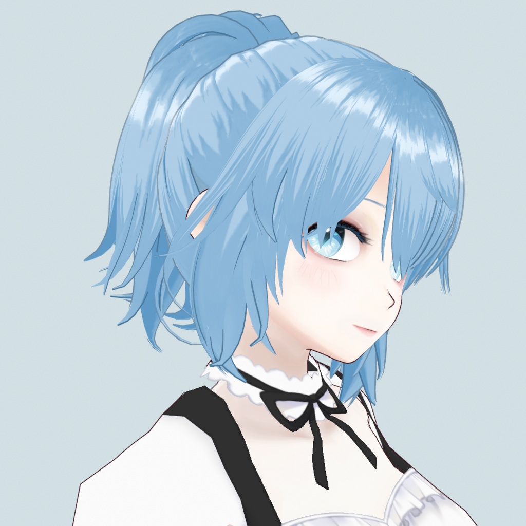 【VRoid正式版】ポニーテール2【ヘアプリセット】