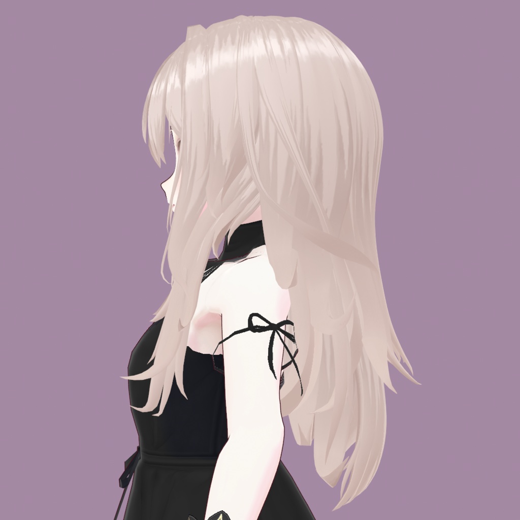 【VRoid正式版】外ハネロング4【ヘアプリセット】