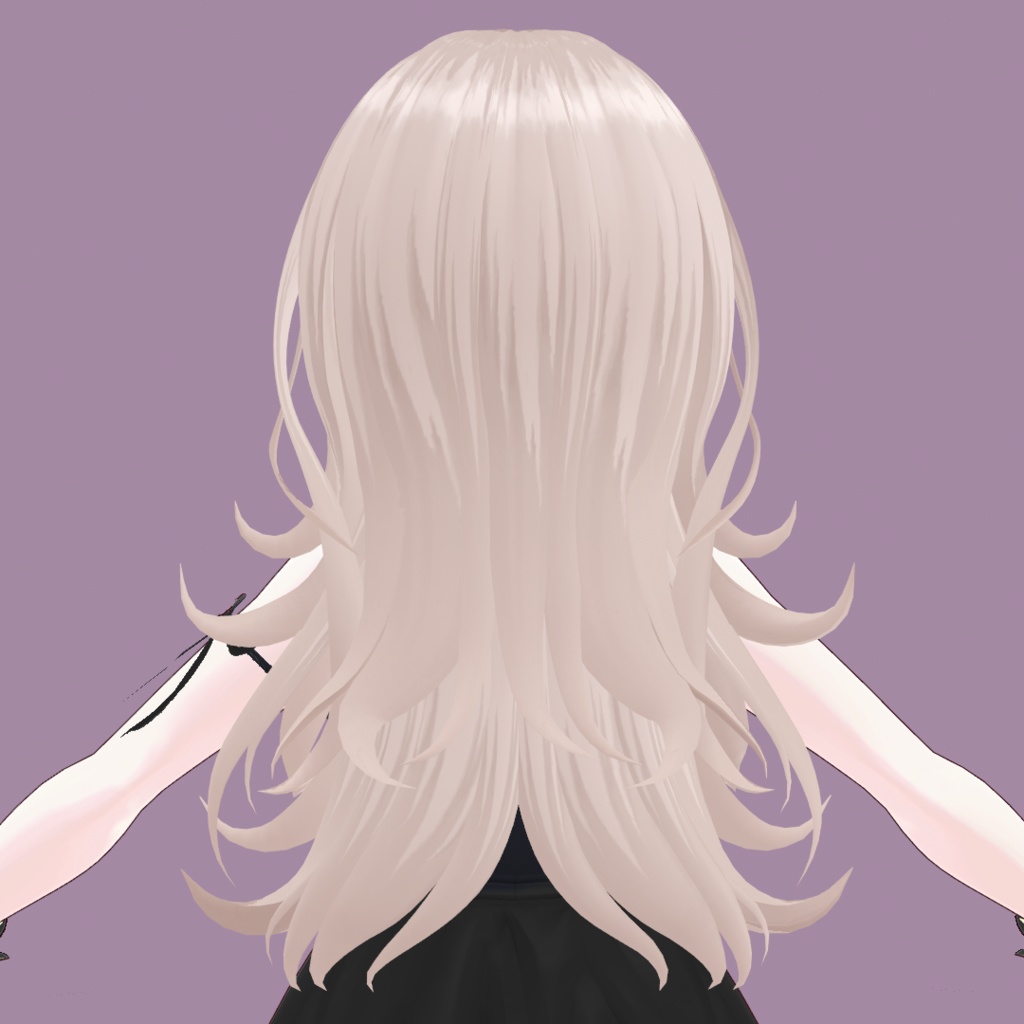 【VRoid正式版】外ハネロング4【ヘアプリセット】