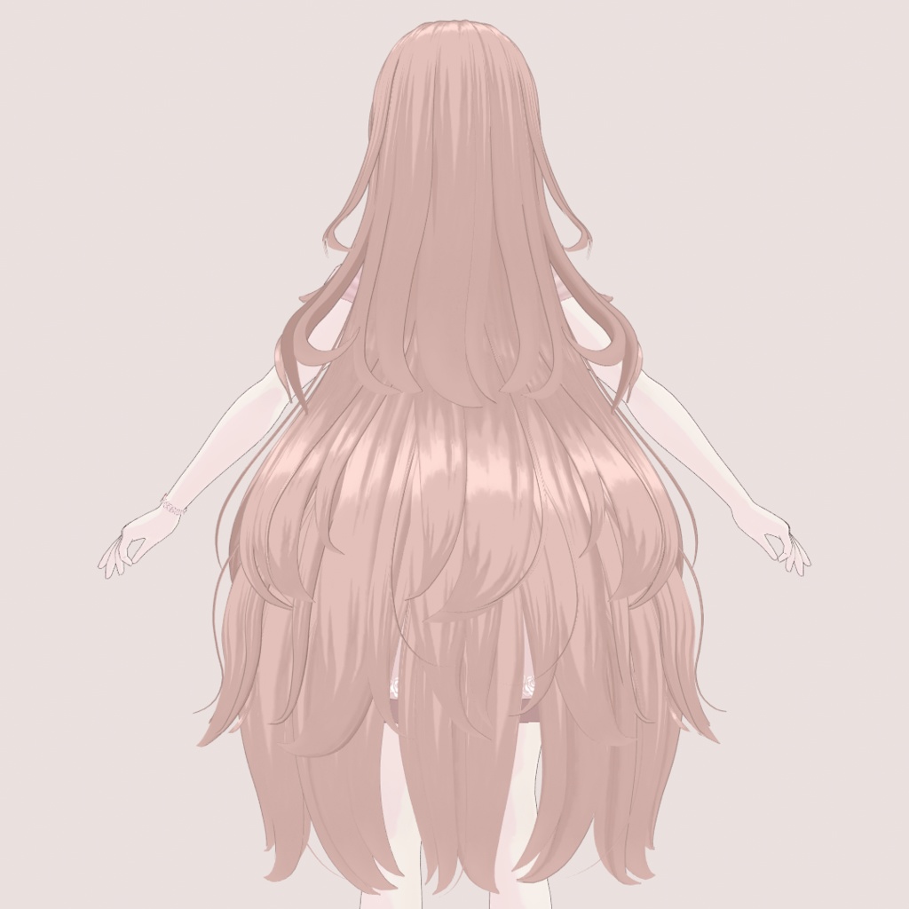 【VRoid】ロングヘア4【ヘアープリセット】