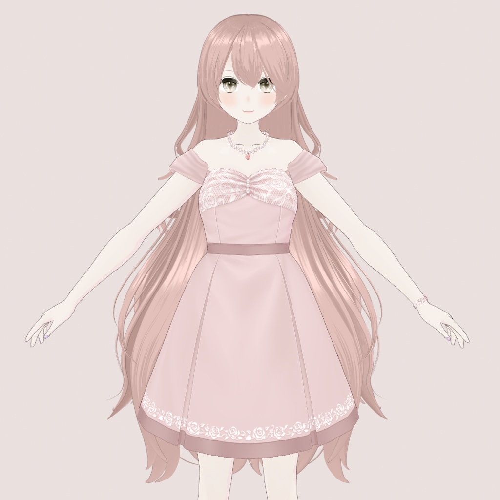 【VRoid】ロングヘア4【ヘアープリセット】