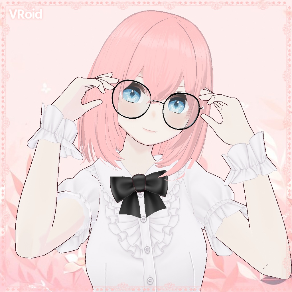 【VRoid】セミロング4【ヘアープリセット】