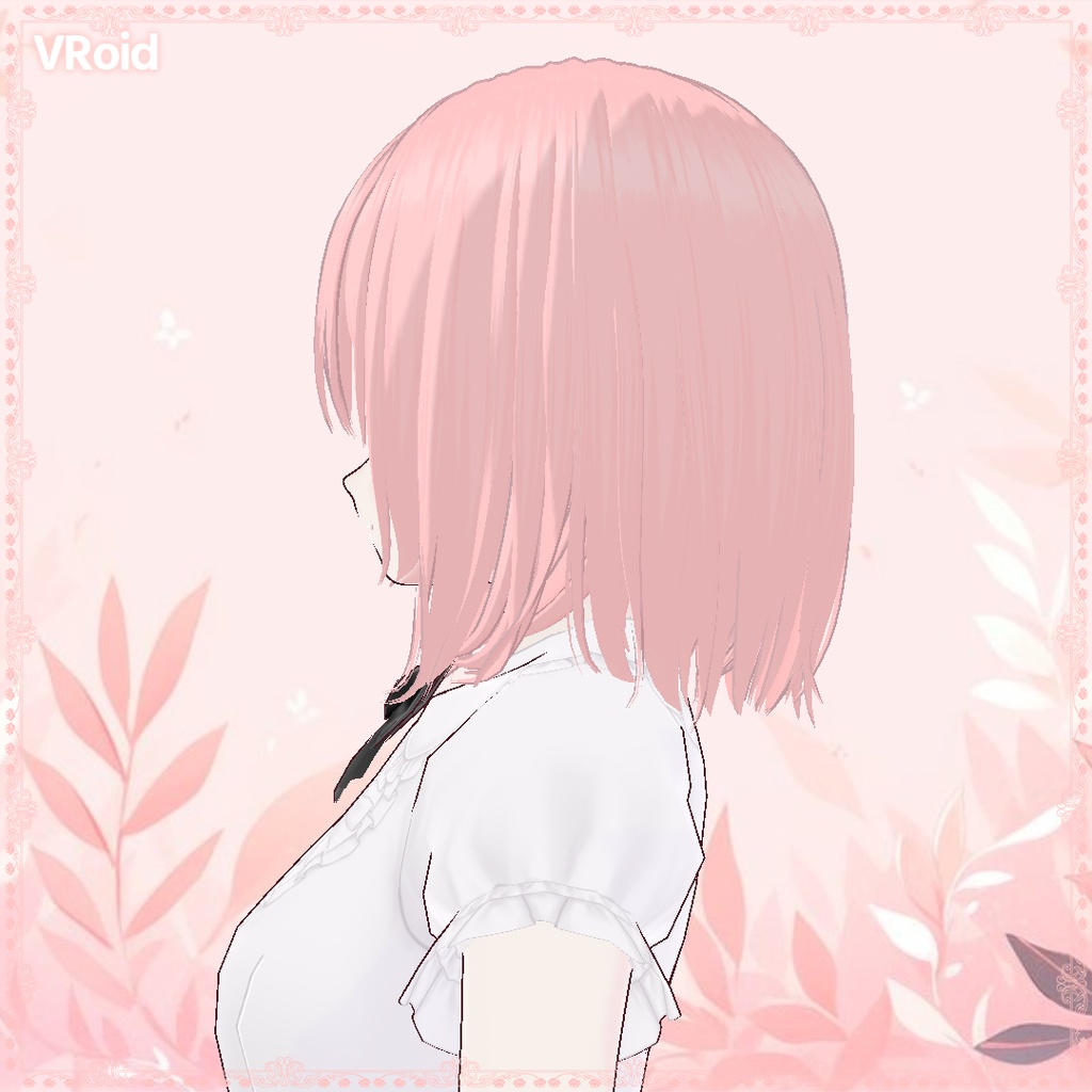 【VRoid】セミロング4【ヘアープリセット】