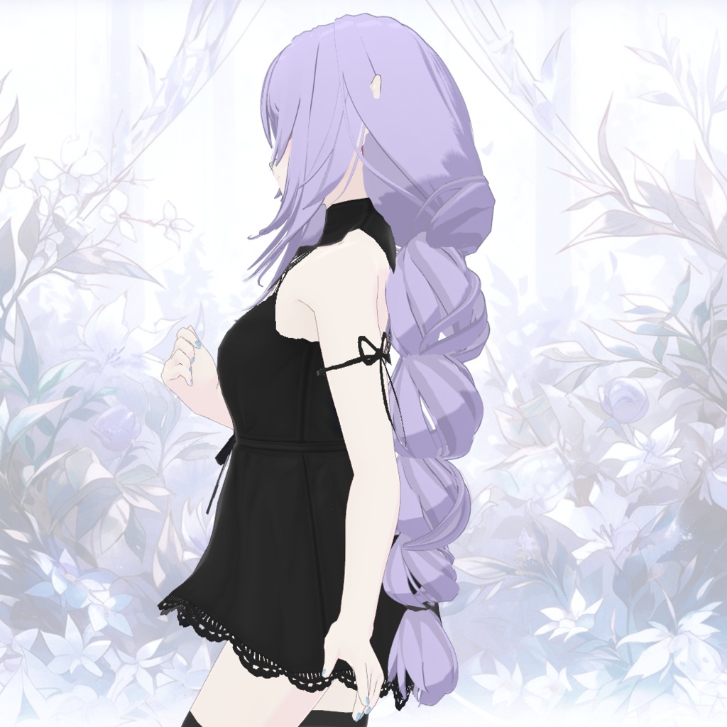 【VRoid】ボリュームロングおさげ【ヘアープリセット】