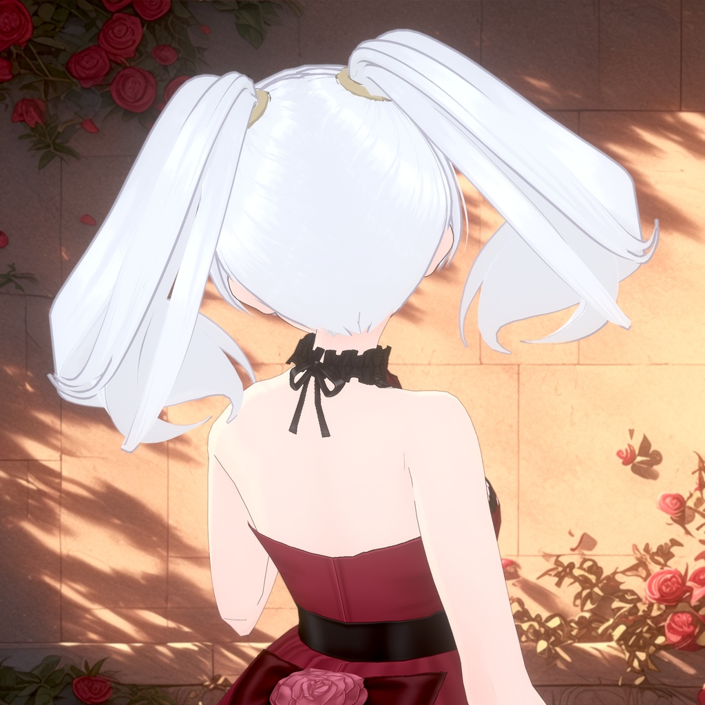 【VRoid】ボリューム感のあるツインテール【ヘアープリセット】