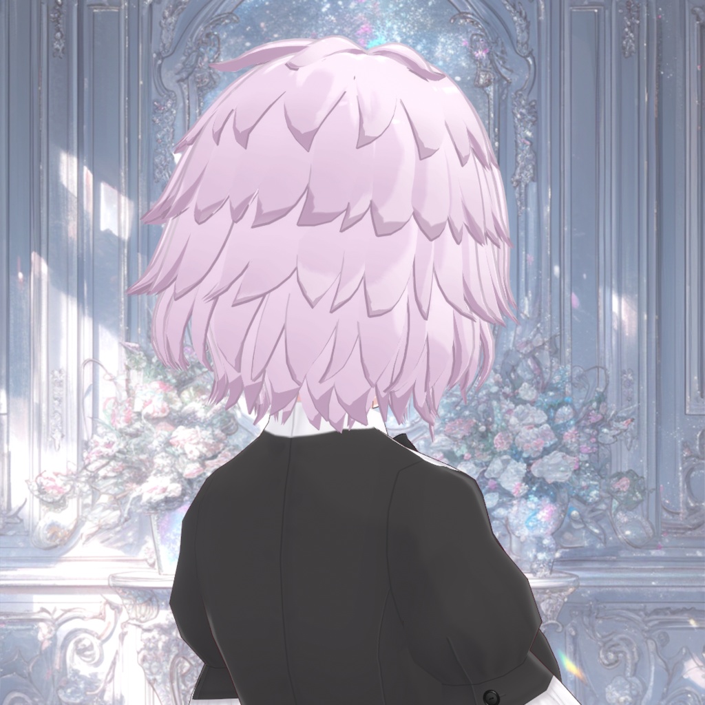 【VRoid】レイヤード ショートボブ【ヘアープリセット】