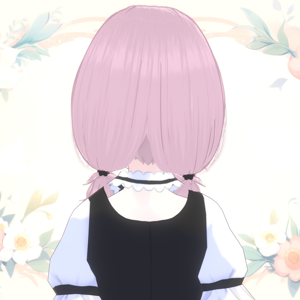 【VRoid】ソフトツインおさげ【ヘアープリセット】