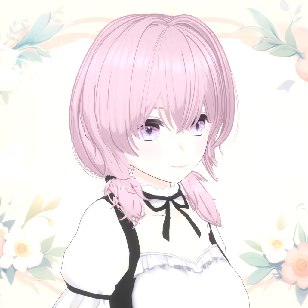 【VRoid】ソフトツインおさげ【ヘアープリセット】